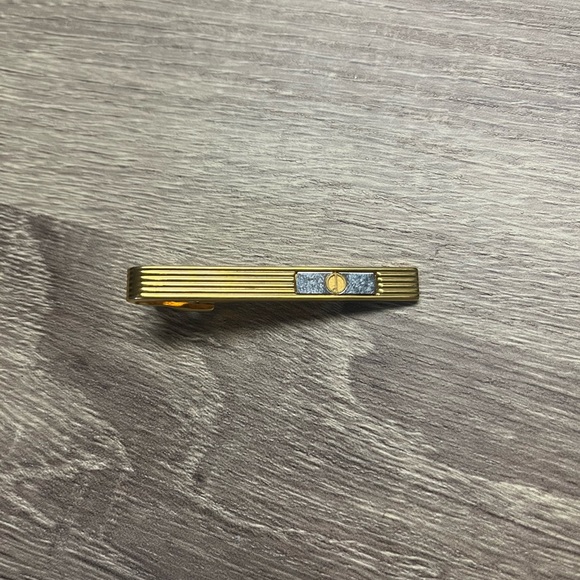 Dunhill Tie Clip - Vintage - Gold and Silver - Picture 6 of 6